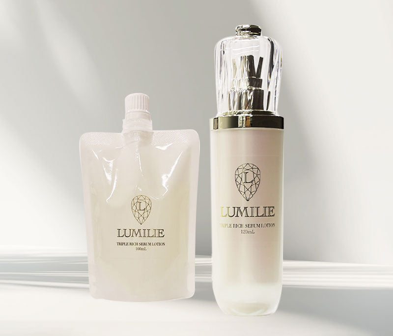 LUMILIE TRIPLE RICH SERUM LOTION（120mL＋詰め替え用セット）